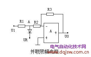 二極管并聯限幅器電路圖